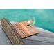 Bahia Tobago Brown and Dark Gray Outdoor Reclining Chaise Lounge