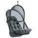 Breeze Dark Gray Outdoor Swing Chair with Stand