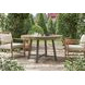Lyon Natural and Brown Outdoor Game Table