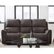 Easton Steamboat Brown Leather Zero Gravity Power Reclining Living Room Set with USB Charging