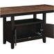 Bermuda Black Extendable Rectangular Counter Height Dining Table