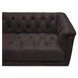 Jervis Deep Brown Leather 84" Sofa