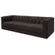 Jervis Deep Brown Leather 84" Sofa