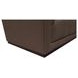Jervis Cool Brown Leather 84" Sofa