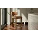 Morel Brown Leather Upholstered Counter Height Stool