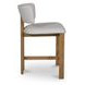 Morel Cream Performance Fabric Counter Height Stool