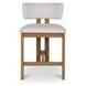 Morel Cream Performance Fabric Counter Height Stool