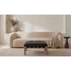 Costello Black Square Ottoman