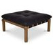 Costello Black Square Ottoman