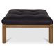 Costello Black Square Ottoman