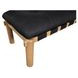 Costello Black Leather Upholstered Bed Bench
