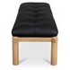 Costello Black Leather Upholstered Bed Bench