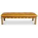 Costello Tan Leather Upholstered Bed Bench