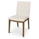 Demi Cream Performance Fabric Upholstered Dining Chair Set of 2