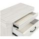 Lyndhurst Vintage White 3 Drawer Nightstand with USB Charging
