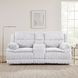 Goodland Gray Double Reclining Loveseat with Center Console