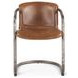 Chiavari Chestnut Leather Dining Chair