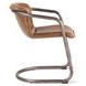 Chiavari Chestnut Leather Dining Chair