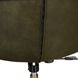 Chiavari Emerald Green Leather Upholstered Swivel Office Chair