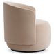 Crosby Beige Upholstered Swivel Chair