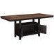 Bermuda Black Extendable Rectangular Counter Height Dining Room Set