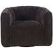 Grande Brown Upholstered Swivel Accent Chair