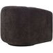 Grande Brown Upholstered Swivel Accent Chair