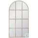 Grid Natural Gray Oak Window Pane Mirror