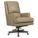 Wright Beige Leather Upholstered Swivel Tilt Executive Chair