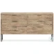 Tribeca Aurum 6 Drawer Dresser With Sled Base