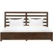Zest Dark Oak Platform Bedroom Set