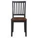 Joplin Walnut and Ebony Farmhouse Side Chair