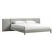 Zest Dark Gray Upholstered Wall Panel Bedroom Set