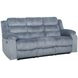 Willow Gray 86" Sofa with Dual Recliner