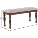 Joanna Brown 44" Upholstered Bench