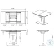 Gwen White Extendable Dining Table