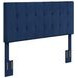 Regina Blue Upholstered Queen Headboard