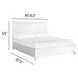 Windmill Harbour White Whisp and Sand King Panel Bed