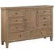 Riverdale Natural 8 Drawer Dresser