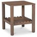 Wiley Vintage Brown Rectangular Occasional Table Set
