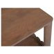 Wiley Vintage Brown Square Side Table