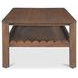 Wiley Vintage Brown Rectangular Coffee Table