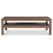 Wiley Vintage Brown Rectangular Coffee Table