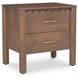 Wiley Vintage Brown 2 Drawer Nightstand