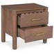 Wiley Vintage Brown 2 Drawer Nightstand