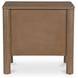 Wiley Vintage Brown 2 Drawer Nightstand