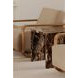Rosa Rosso Levanto Square Marble Top Accent Table