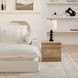 Rosa Beige and Gray Square Marble Top Accent Table