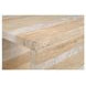 Rosa Beige and Gray Square Marble Top Accent Table