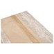 Rosa Beige and Gray Square Marble Top Accent Table